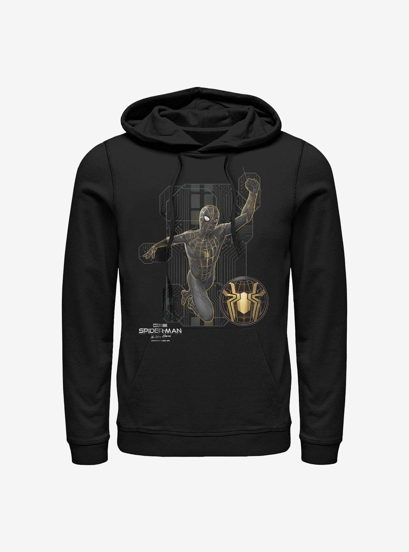 Marvel Spider-Man: No Way Home Black Tech Suit Hoodie, , hi-res