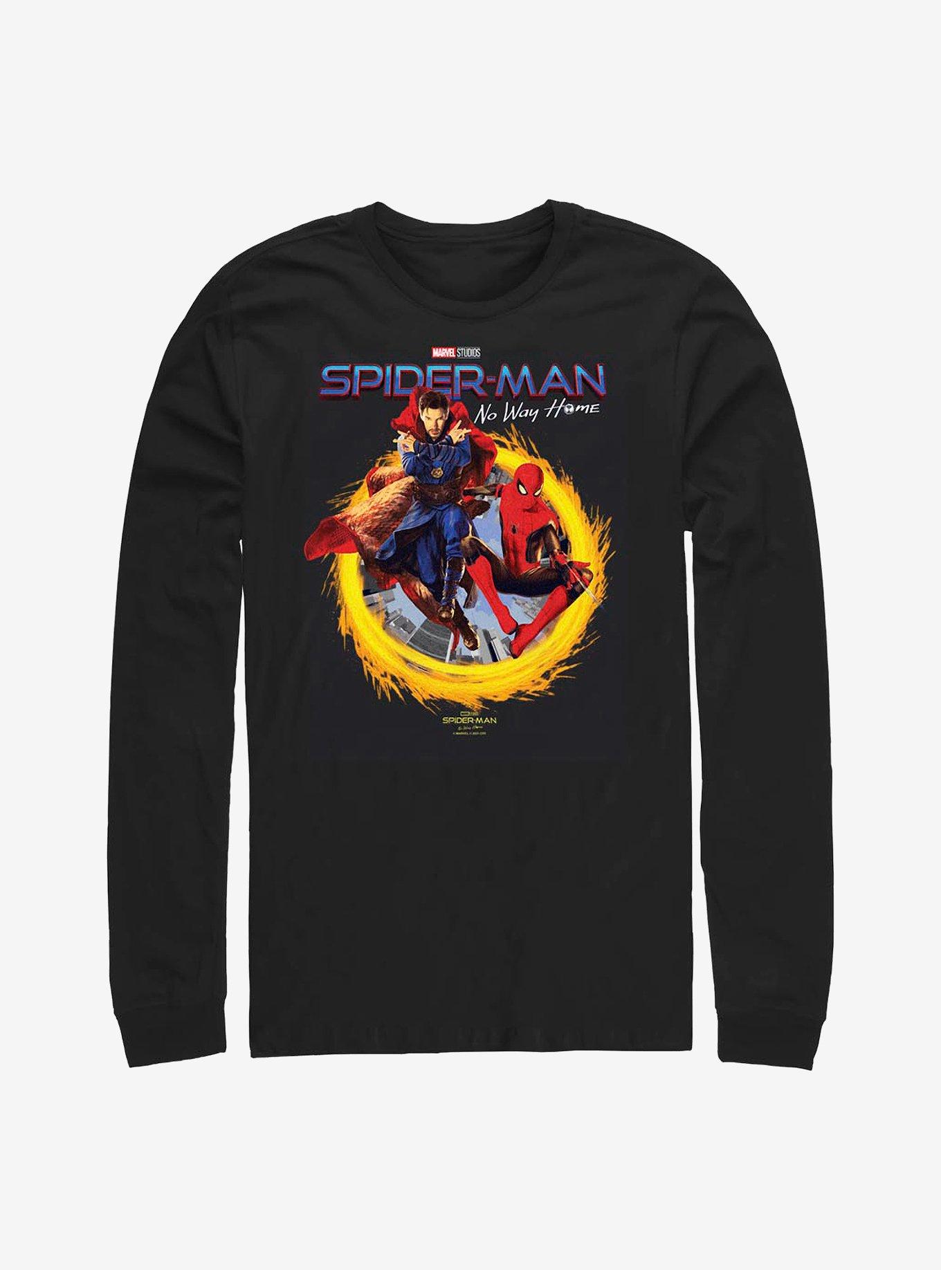 Marvel Spider-Man: No Way Home Dr. Strange Long-Sleeve T-Shirt, BLACK, hi-res