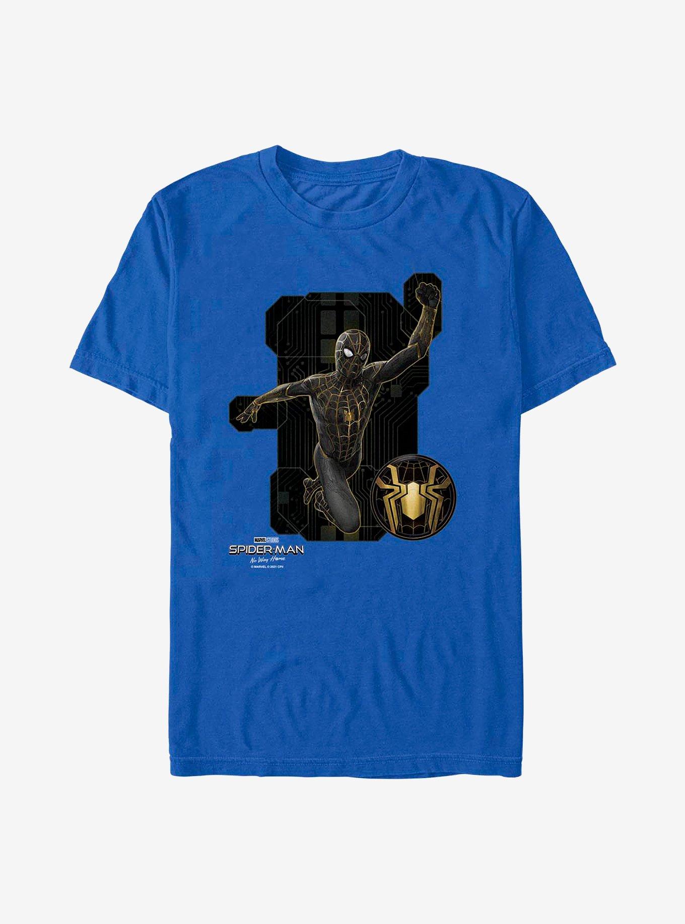 Marvel Spider-Man: No Way Home Black Tech Suit T-Shirt, , hi-res
