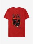 Marvel Spider-Man: No Way Home Integrated Suit T-Shirt, RED, hi-res