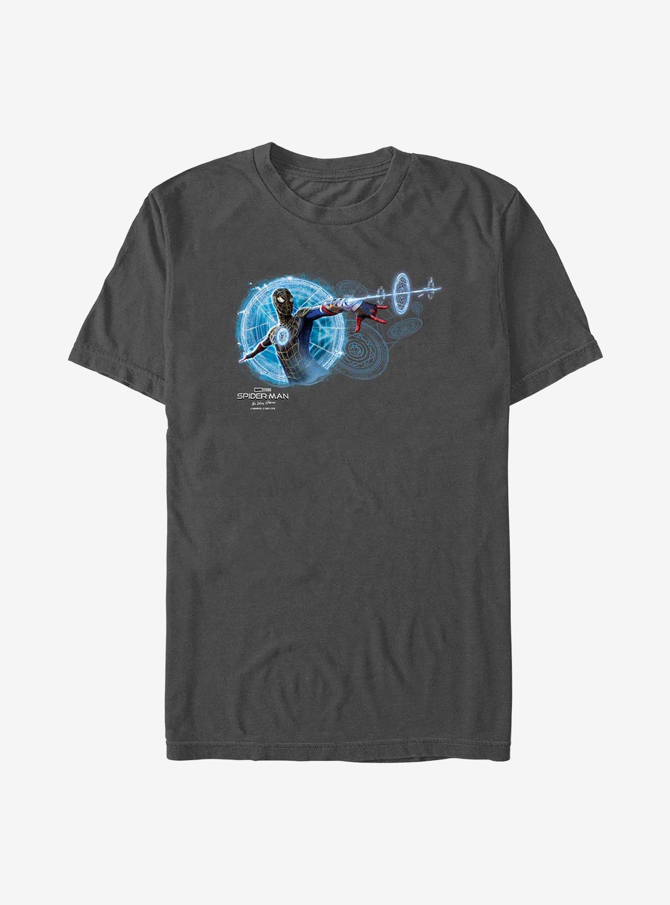 Marvel Spider-Man: No Way Home Magic Web T-Shirt, CHARCOAL, hi-res view 1