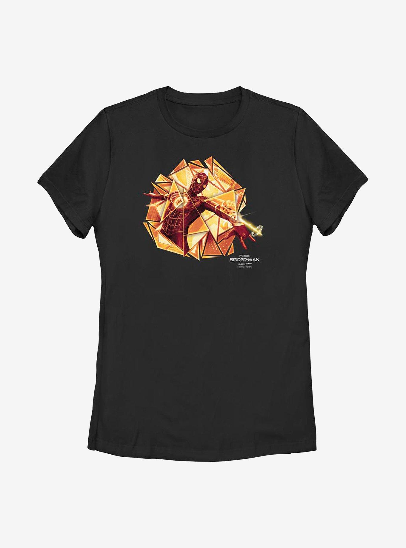 Marvel Spider-Man: No Way Home Gold Web Shot Womens T-Shirt, , hi-res
