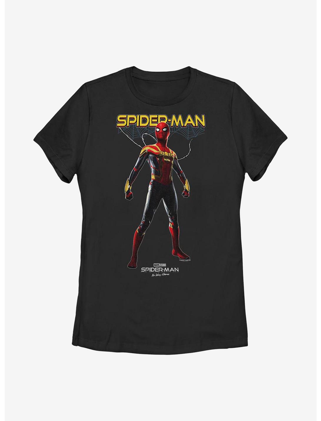 Marvel Spider-Man: No Way Home Spiderweb Hero Womens T-Shirt, BLACK, hi-res