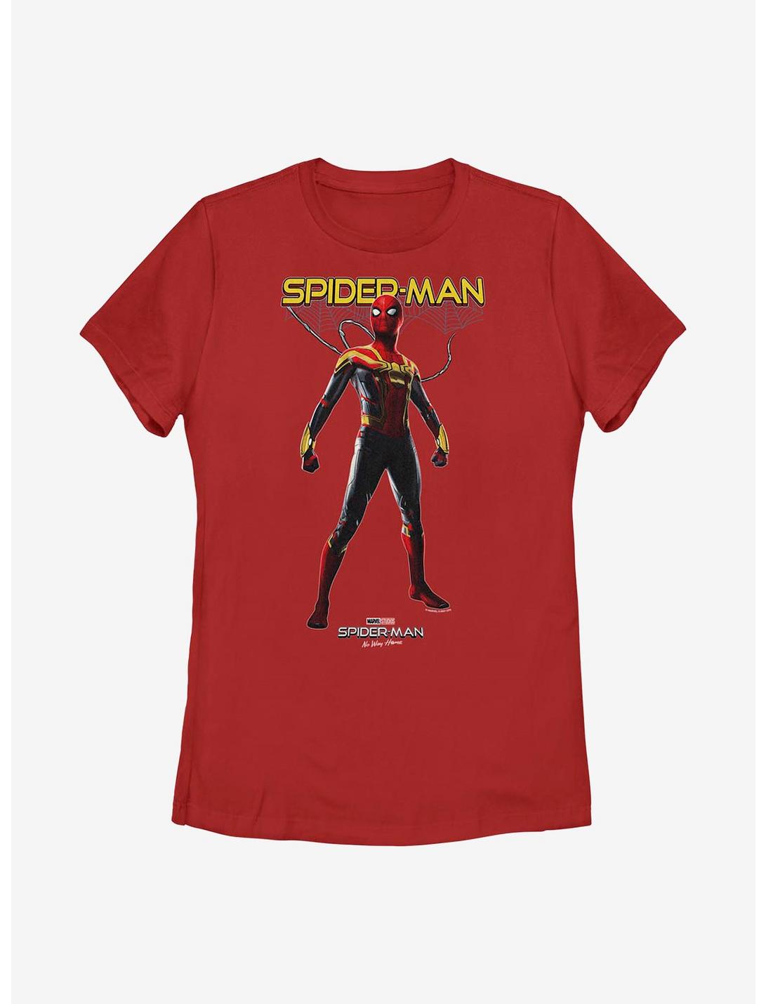 Marvel Spider-Man: No Way Home Spiderweb Hero Womens T-Shirt, RED, hi-res