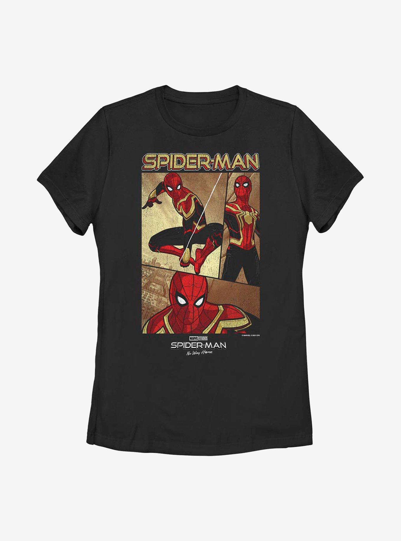 Marvel Spider-Man: No Way Home Three Panel Spidey Womens T-Shirt, , hi-res