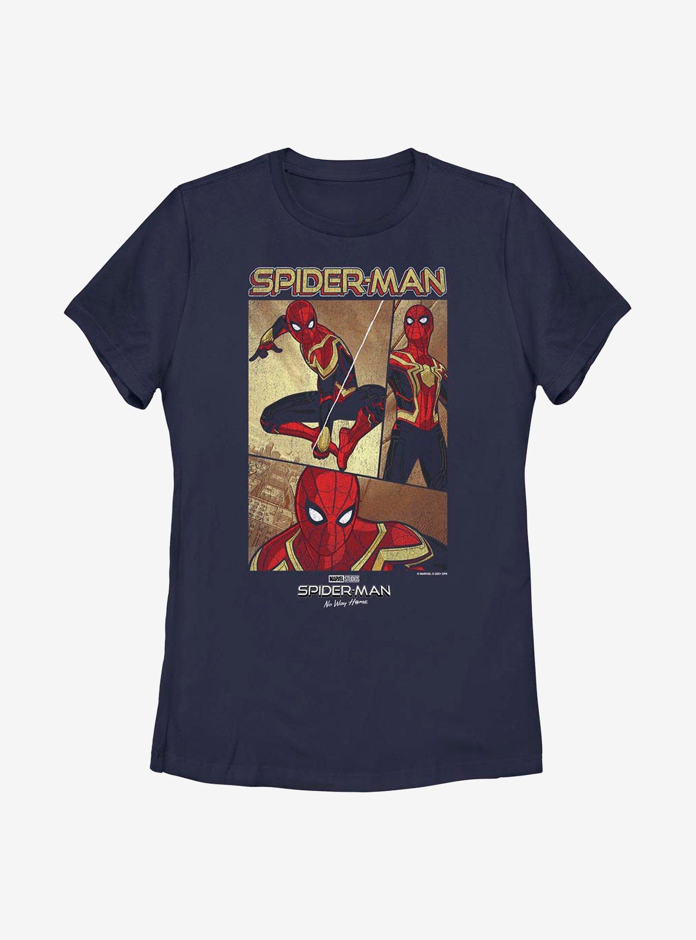 Marvel Spider-Man: No Way Home Three Panel Spidey Womens T-Shirt, , hi-res