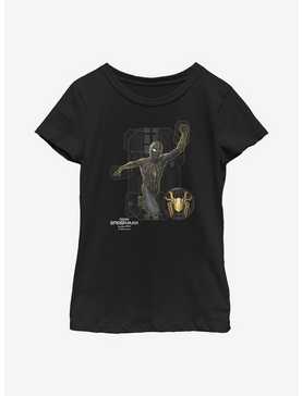 Marvel Spider-Man: No Way Home Black Tech Suit Youth Girls T-Shirt, , hi-res