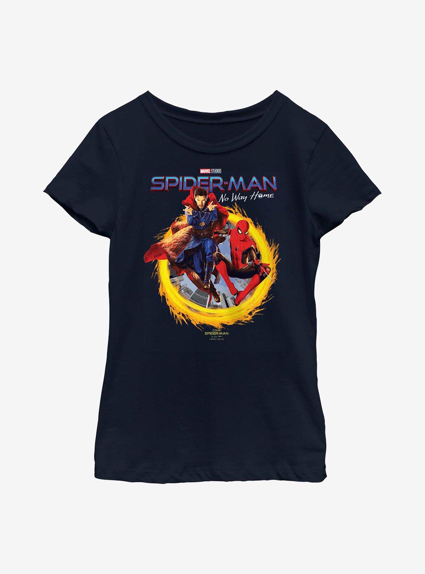 Marvel Spider-Man: No Way Home Dr. Strange Youth Girls T-Shirt - BLUE ...
