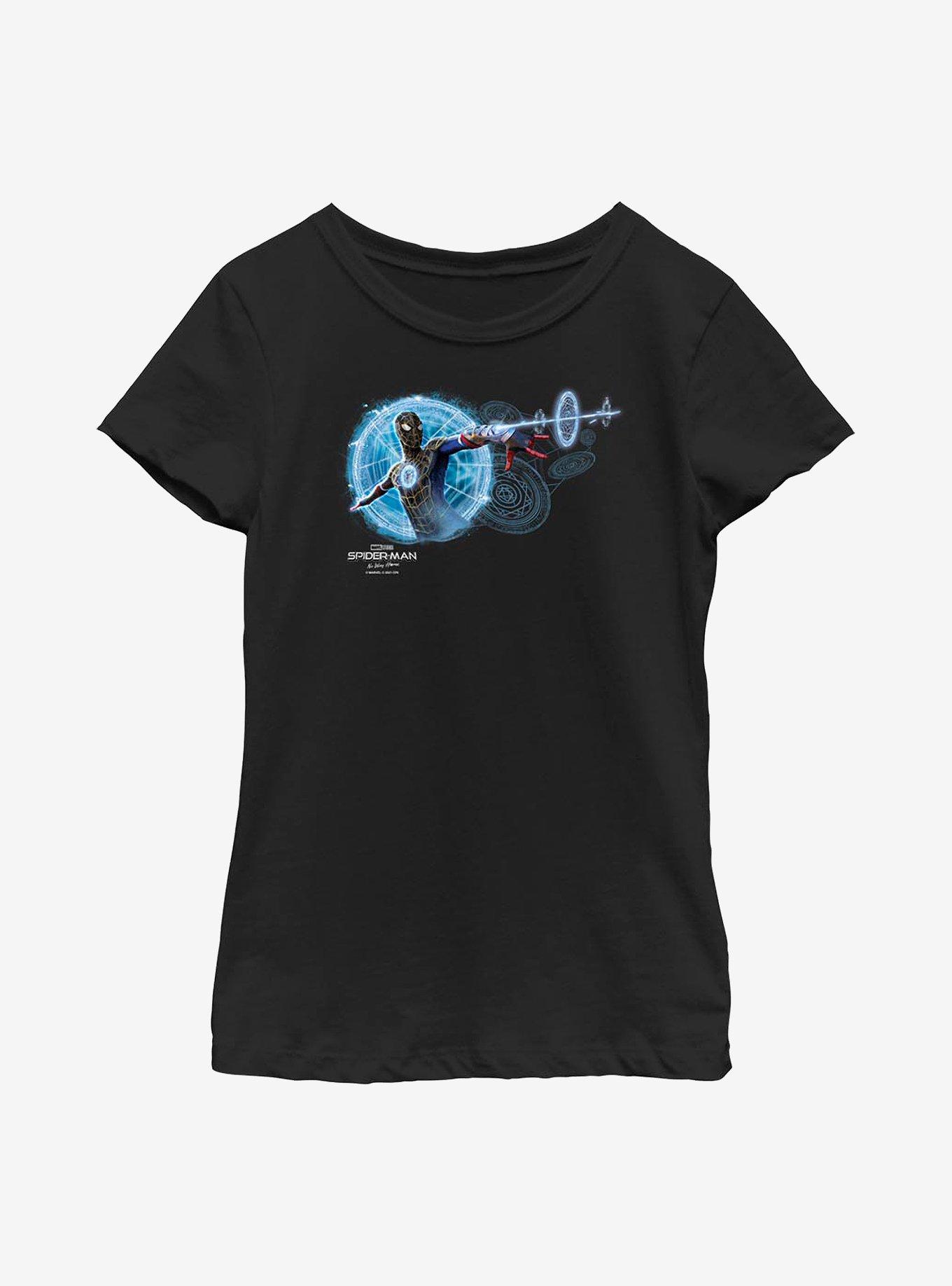 Marvel Spider-Man: No Way Home Magic Web Youth Girls T-Shirt, , hi-res