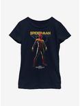 Marvel Spider-Man: No Way Home Spiderweb Hero Youth Girls T-Shirt, NAVY, hi-res