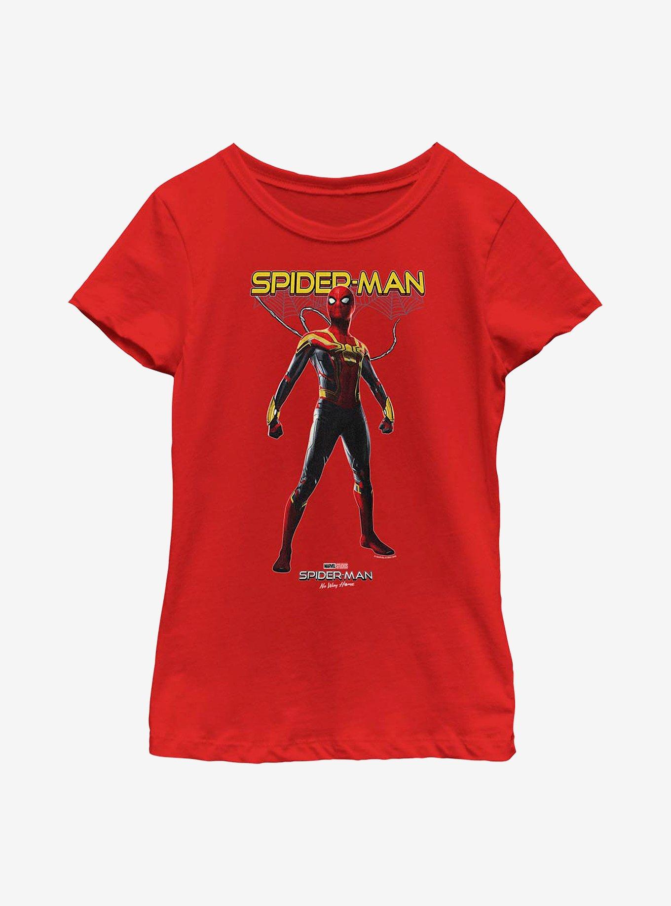 Marvel Spider-Man: No Way Home Spiderweb Hero Youth Girls T-Shirt, , hi-res