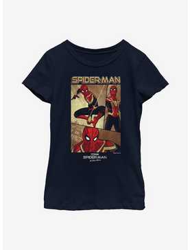 Marvel Spider-Man: No Way Home Three Panel Spidey Youth Girls T-Shirt, , hi-res