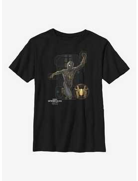 Marvel Spider-Man: No Way Home Black Tech Suit Youth T-Shirt, , hi-res