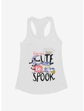 Rugrats Halloween Angelica I'm Too Cute To Spook Girls Tank, WHITE, hi-res