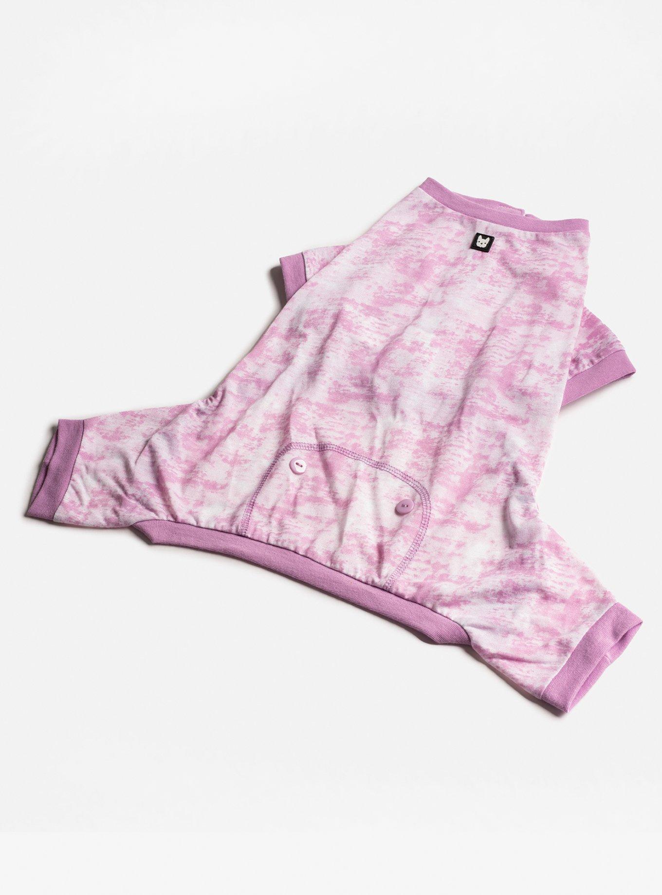 Dog Pajama Pink Tie Dye, PINK, hi-res