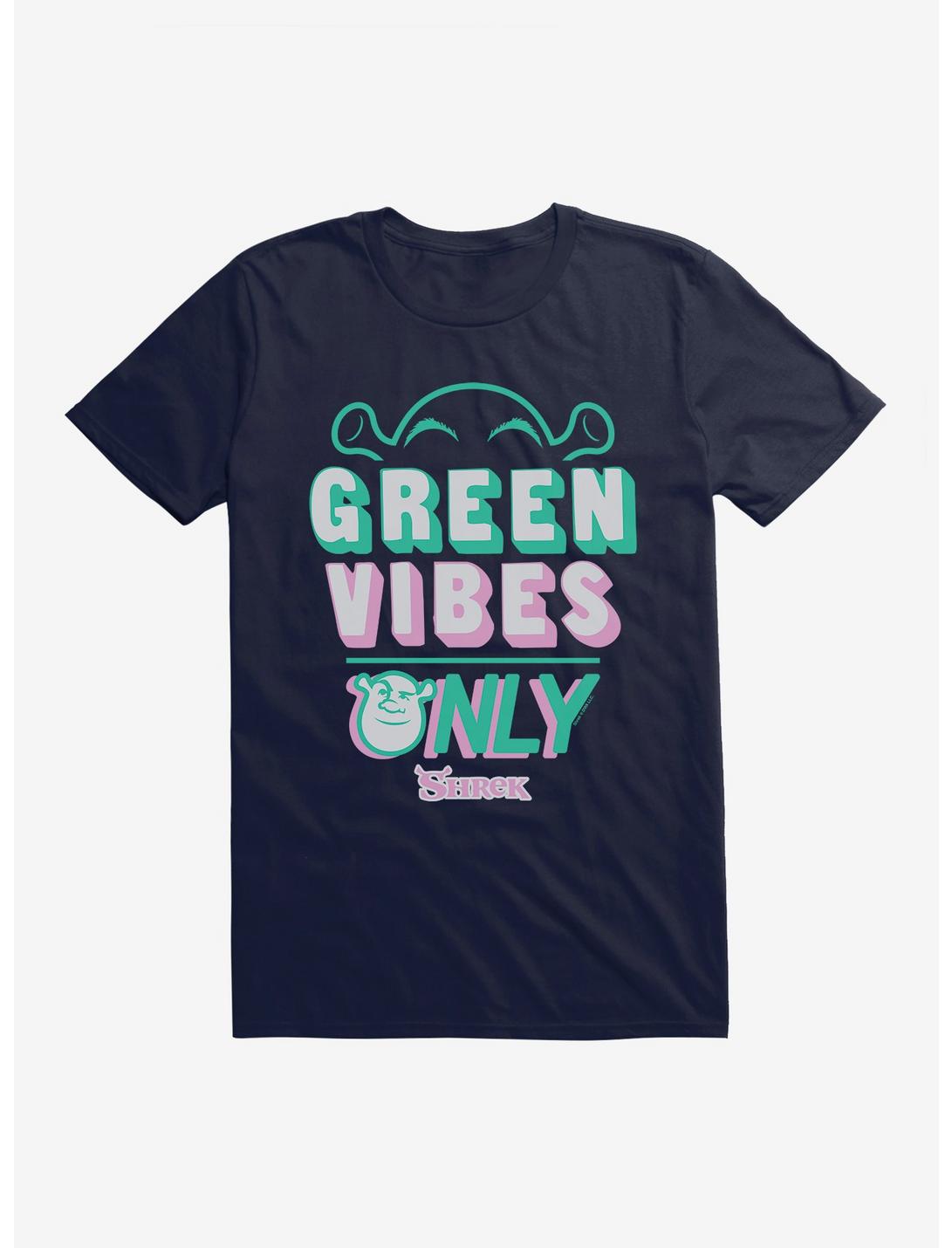 Shrek Green Vibes Only T-Shirt, NAVY, hi-res