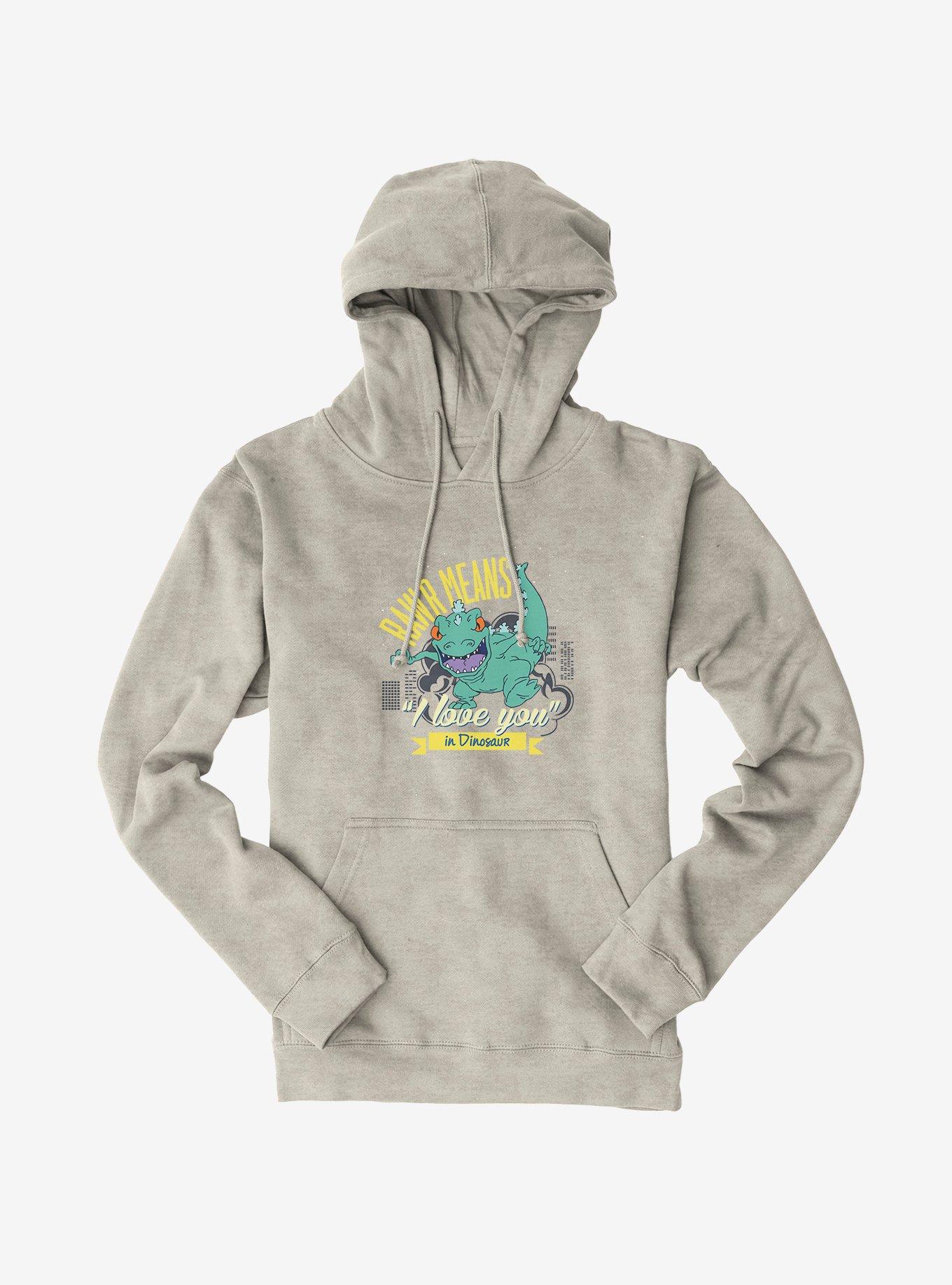 Rugrats Reptar Rawr Means I Love You In Dinosaur Hoodie, , hi-res