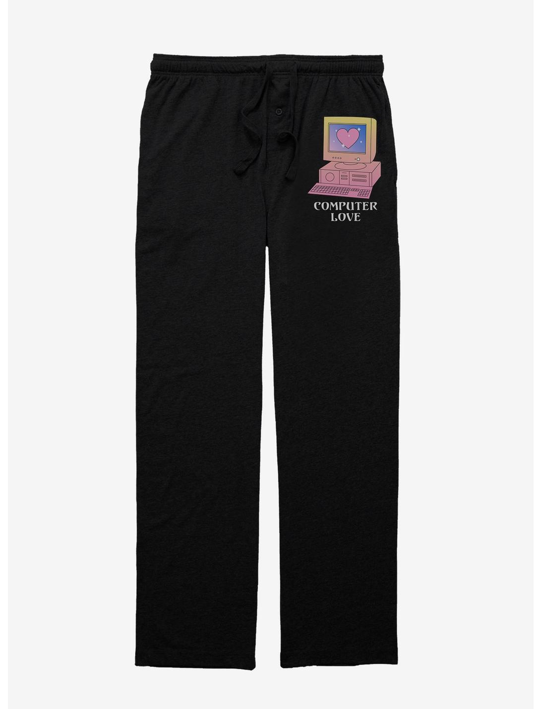 Computer Love Pajama Pants, BLACK, hi-res