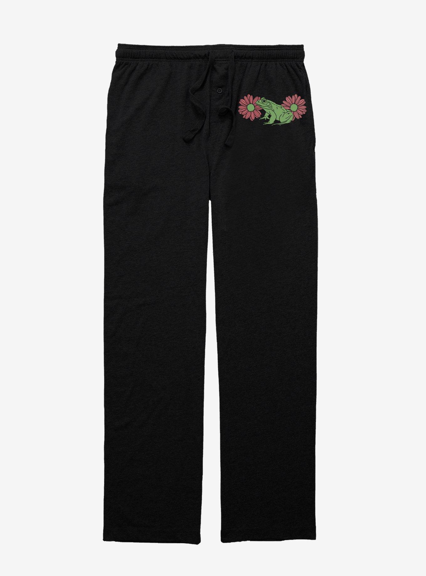 Dope Froggy Pajama Pants, BLACK, hi-res