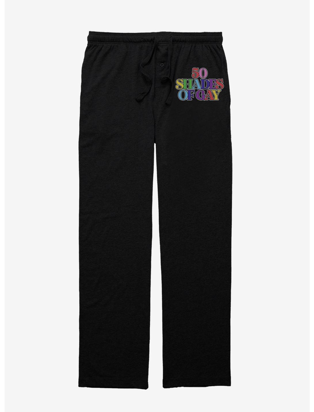 Fifty Shades Of Gay Pajama Pants, BLACK, hi-res