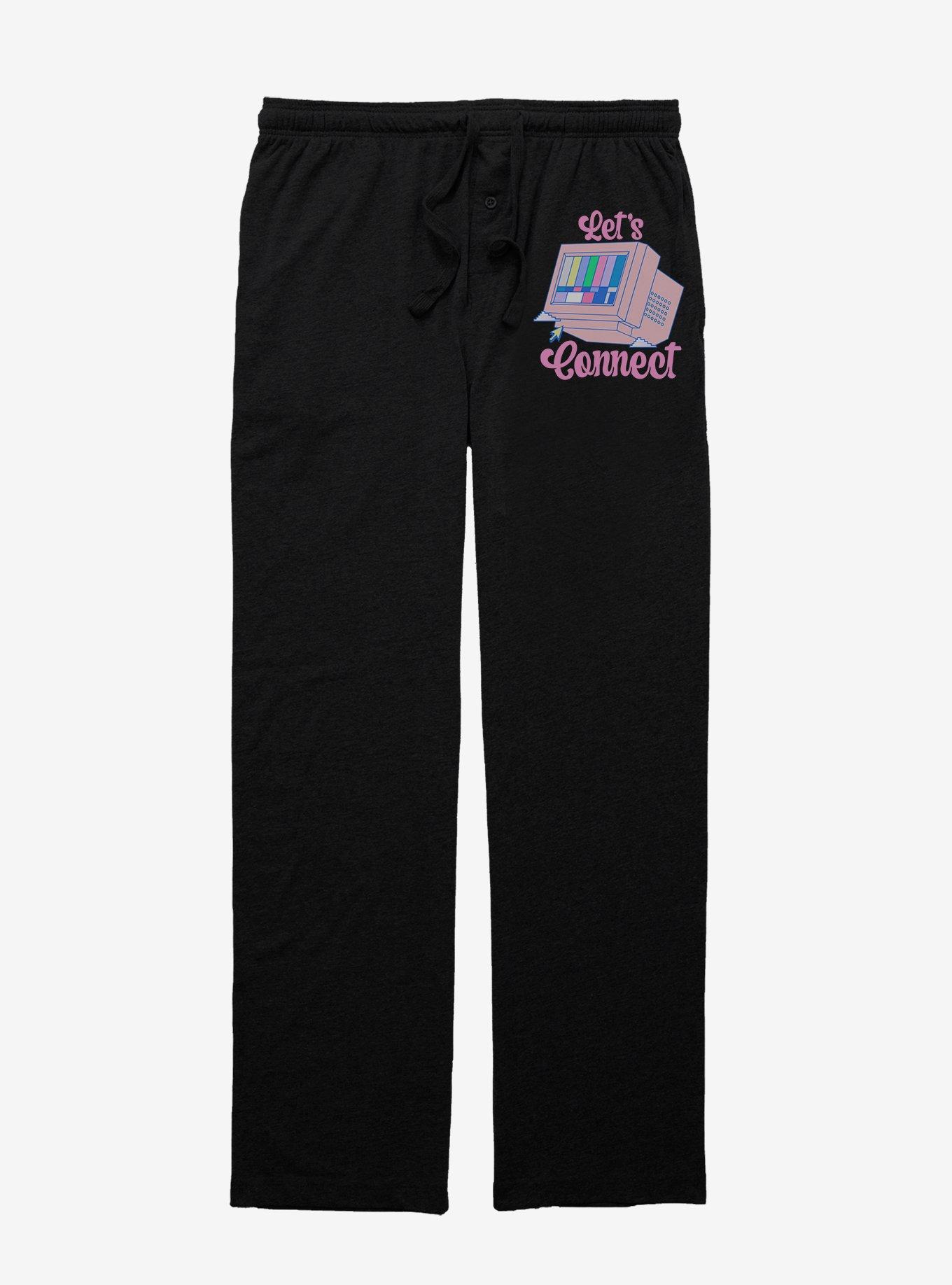 Let's Connect Pajama Pants, BLACK, hi-res
