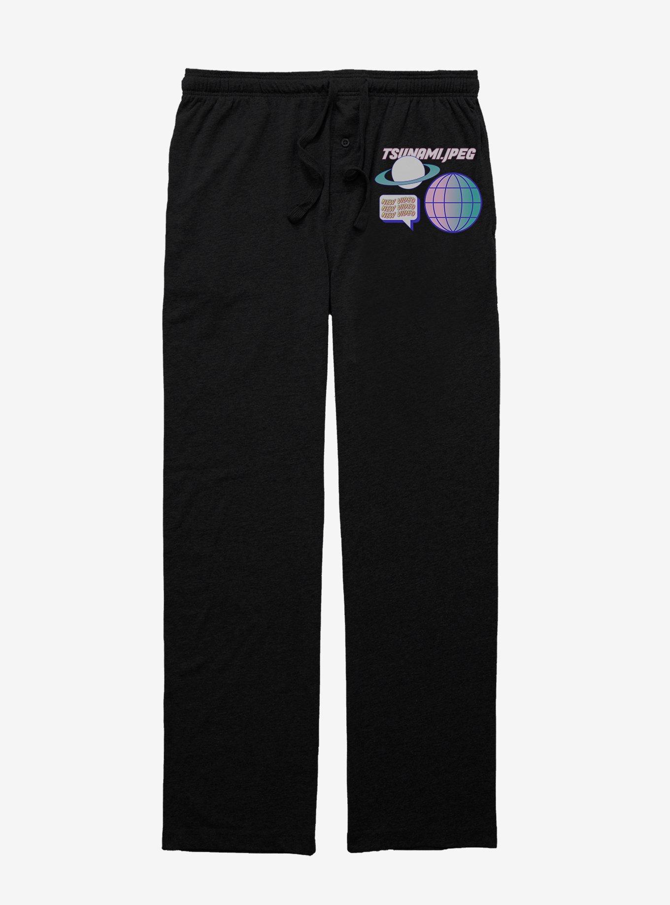 Tsunami Pajama Pants, BLACK, hi-res