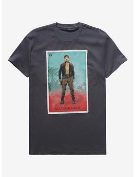 Star Wars: Rogue One Cassian Andor Mexican Lottery Card T-Shirt - BoxLunch Exclusive, , hi-res