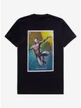 Marvel Spider-Man Miles Morales Mexican Lottery Card T-Shirt - BoxLunch Exclusive, BLACK, hi-res