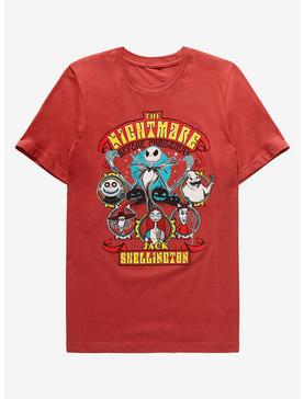 Disney Nightmare Before Christmas Jack Skellington Circus T-Shirt - BoxLunch Exclusive, , hi-res