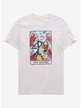 Disney The Nightmare Before Christmas The Lovers Tarot Card T-Shirt - BoxLunch Exclusive, DARK GREY, hi-res