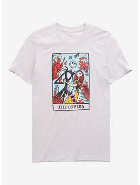Disney The Nightmare Before Christmas The Lovers Tarot Card T-Shirt - BoxLunch Exclusive, , hi-res