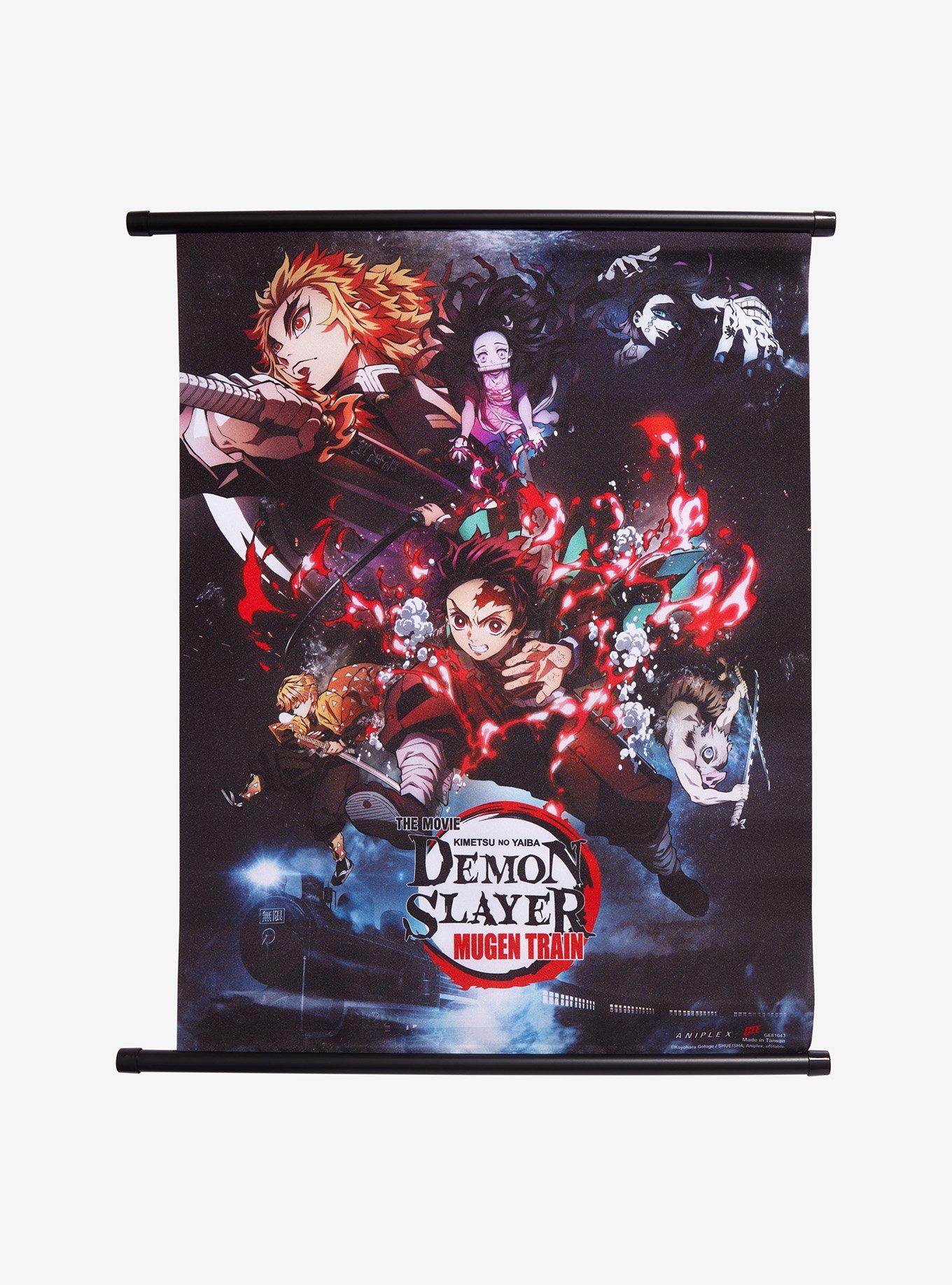 Demon Slayer: Kimetsu No Yaiba The Movie: Mugen Train Art Wall Scroll, , hi-res