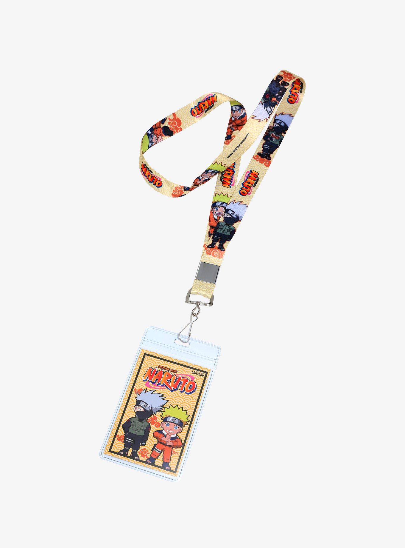 Naruto Chibi Kakashi & Naruto Lanyard - BoxLunch Exclusive, , hi-res