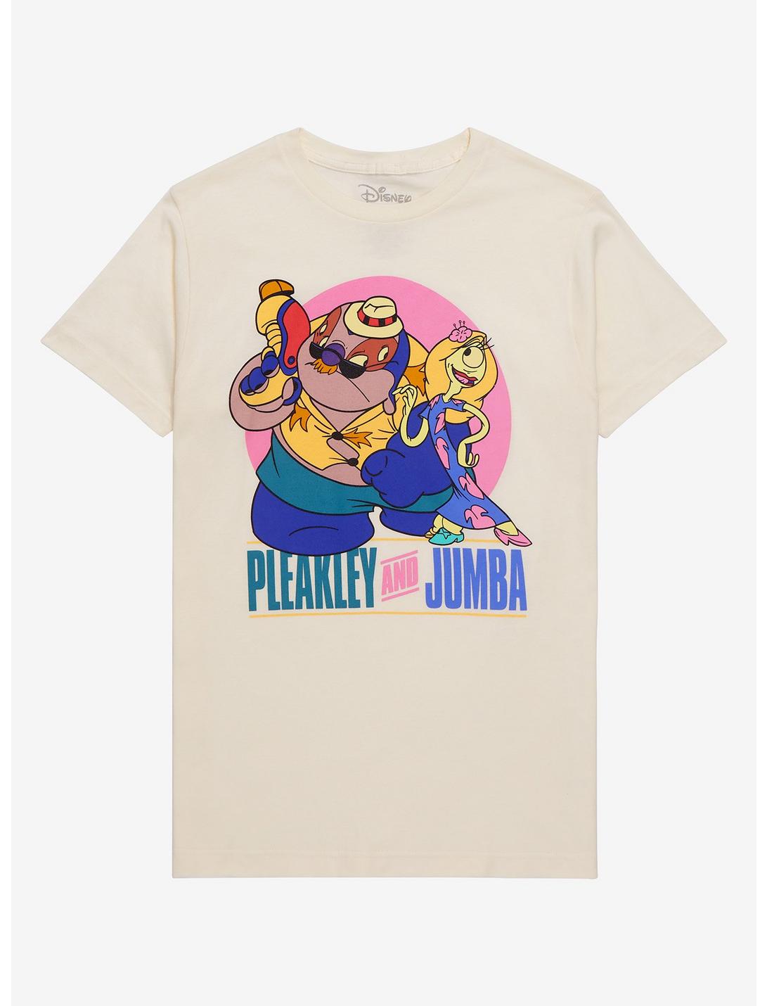 Disney Lilo & Stitch Pleakley & Jumba Disguises T-Shirt - BoxLunch Exclusive, OFF WHITE, hi-res