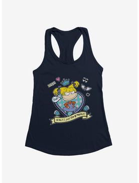 Rugrats Angelica Aren't I Just The Greatest? Girls Tank, NAVY, hi-res