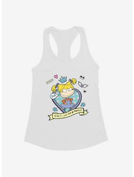 Rugrats Angelica Aren't I Just The Greatest? Girls Tank, WHITE, hi-res
