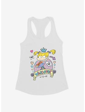 Rugrats Angelica Whatever, Not Sorry Girls Tank, WHITE, hi-res