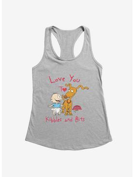 Rugrats Spike And Tommy I Love You To Kibbles And Bits Girls Tank, , hi-res