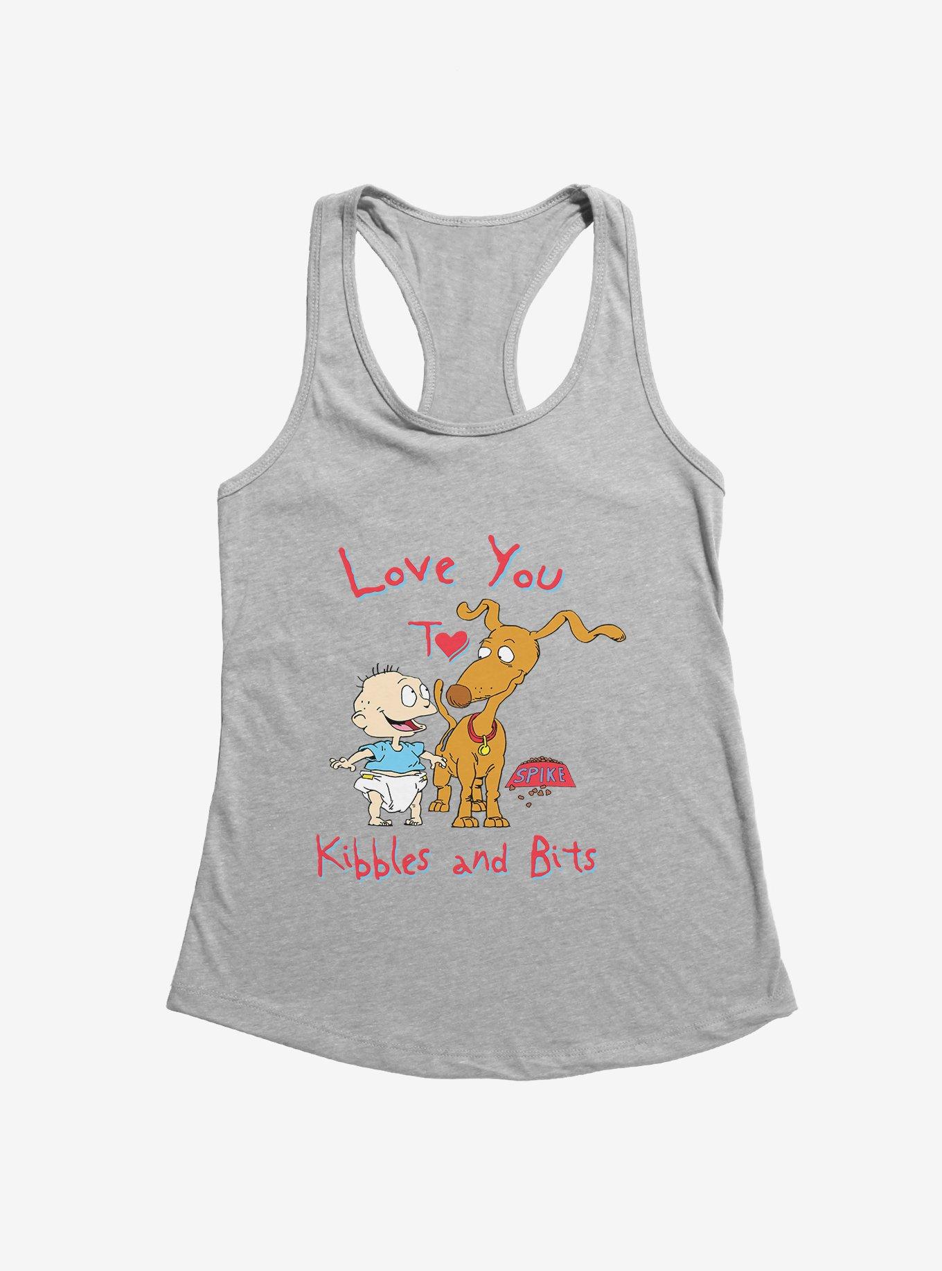 Rugrats Spike And Tommy I Love You To Kibbles And Bits Girls Tank, , hi-res