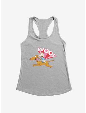 Rugrats Spike And Tommy Woof Girls Tank, HEATHER, hi-res
