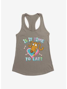 Rugrats Spike Is It Time To Eat? Girls Tank, WARM GRAY, hi-res
