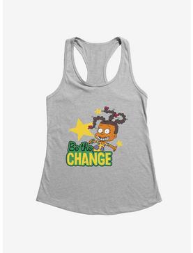 Rugrats Susie Carmichael Be The Change Girls Tank, HEATHER, hi-res