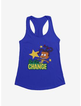 Rugrats Susie Carmichael Be The Change Girls Tank, ROYAL, hi-res