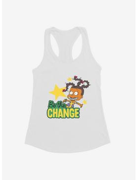 Rugrats Susie Carmichael Be The Change Girls Tank, WHITE, hi-res
