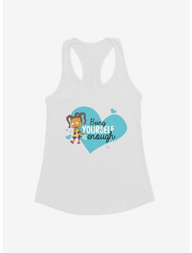 Rugrats Susie Carmichael Being Yourself Is Enough Girls Tank Top, WHITE, hi-res