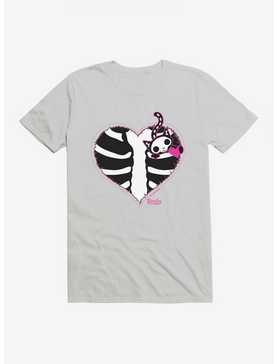 Emily The Strange Cat Heart T-Shirt, , hi-res