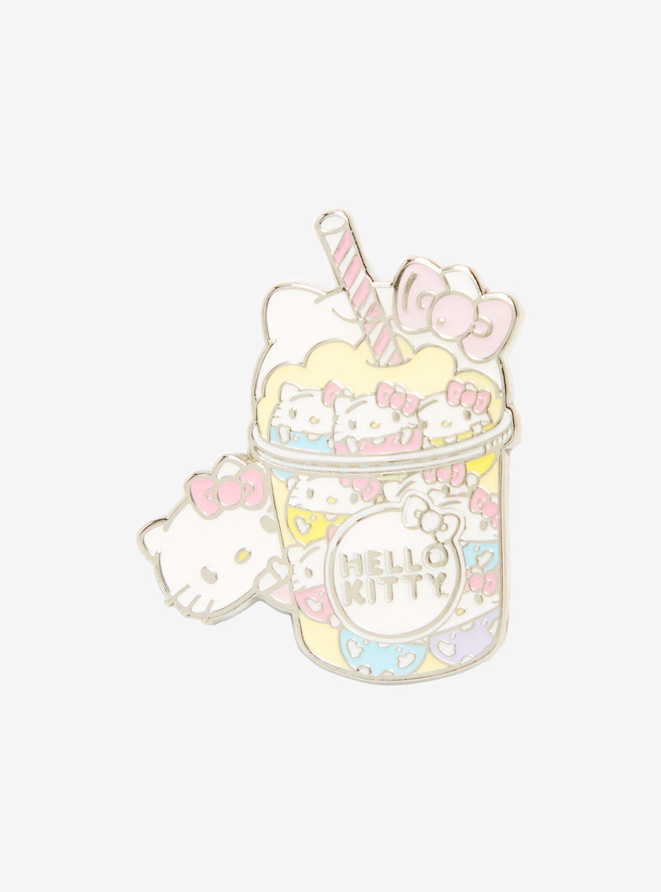 Hello Kitty Boba Drink Enamel Pin Kawaii NEW Loungefly Sanrio
