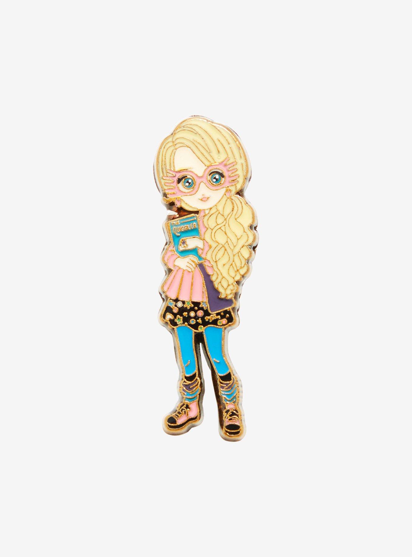 Loungefly Harry Potter Luna Lovegood Chibi Enamel Pin - BoxLunch Exclusive, , hi-res