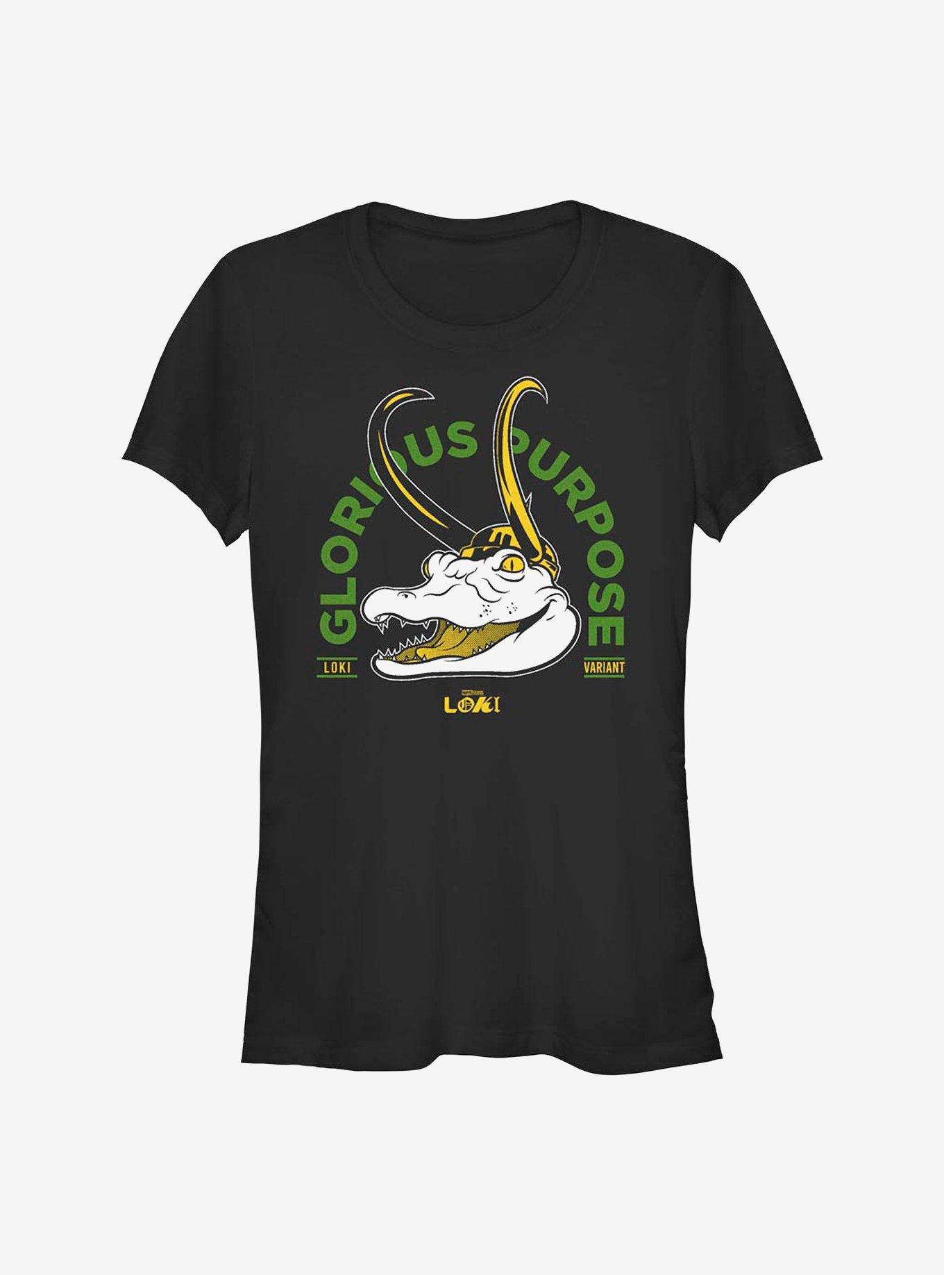 Marvel Loki Gator Loki Glorious Purpose Girls T-Shirt, , hi-res