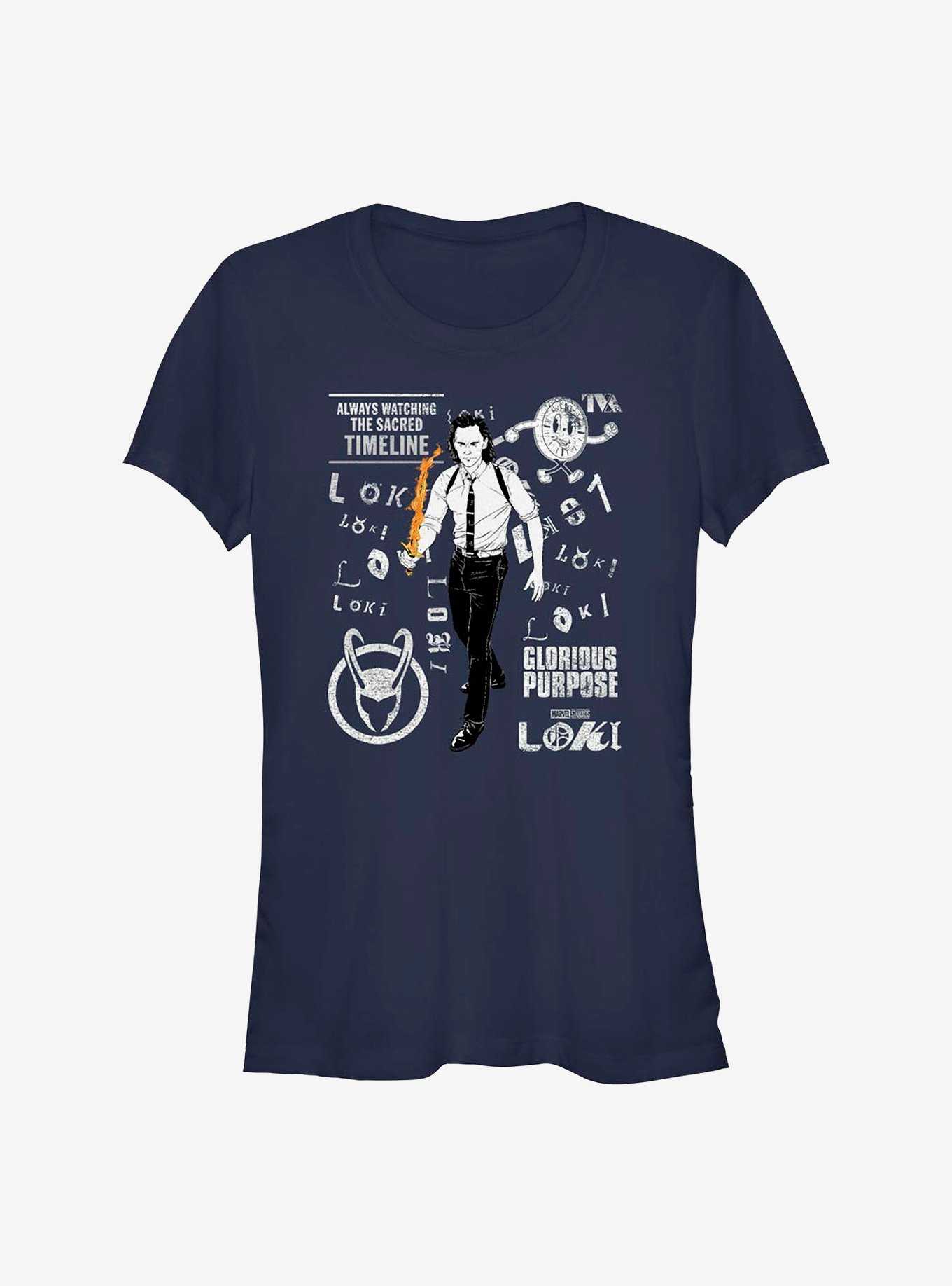 Marvel Loki Loki Scramble Girls T-Shirt, , hi-res